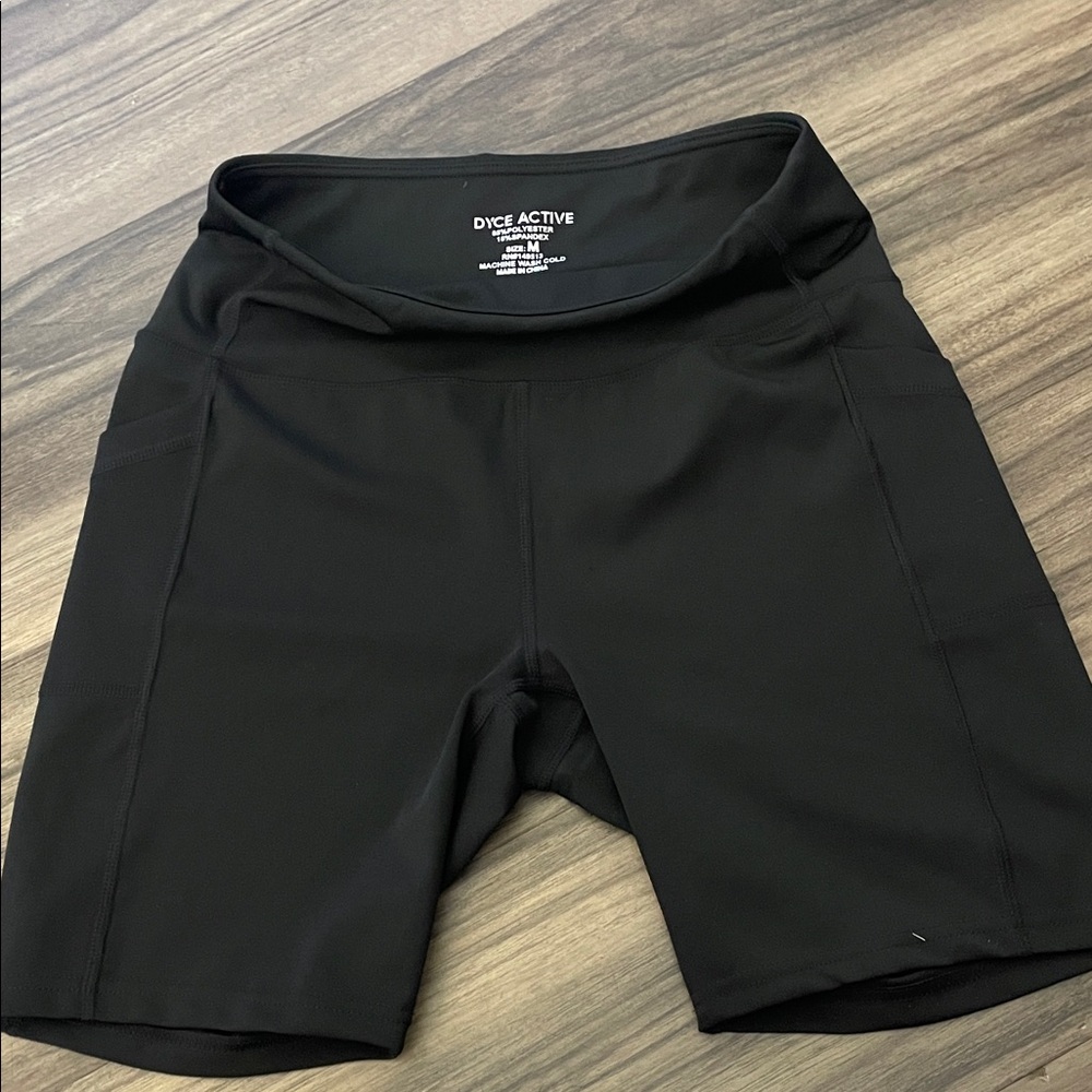 D'Active Black Athletic Shorts